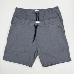 Old Navy Men's Basic Cotton Blend Lounge Short 2pc XXL Black Jack Gray